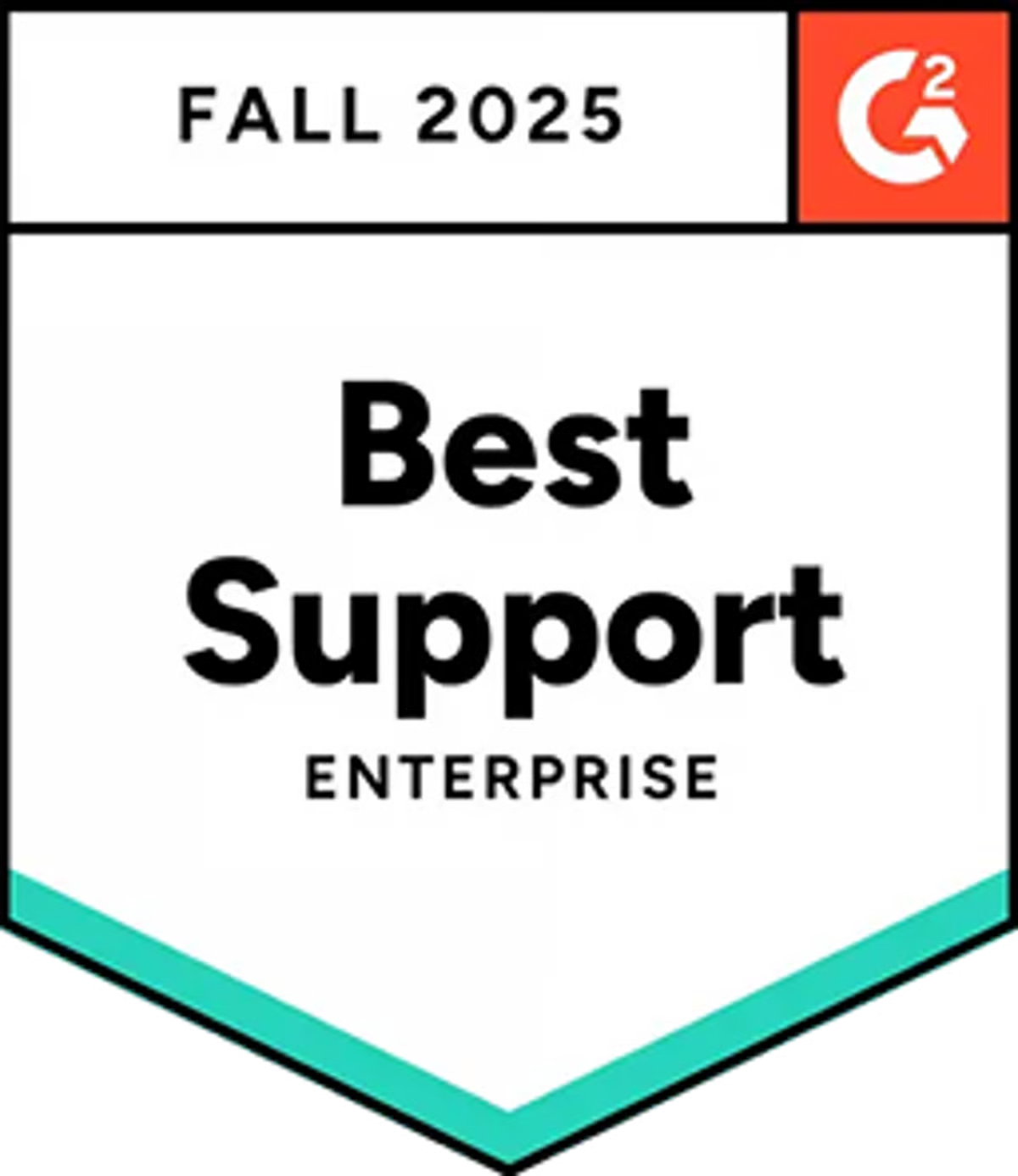 G2 Best Support, Enterprise, Fall 2025
