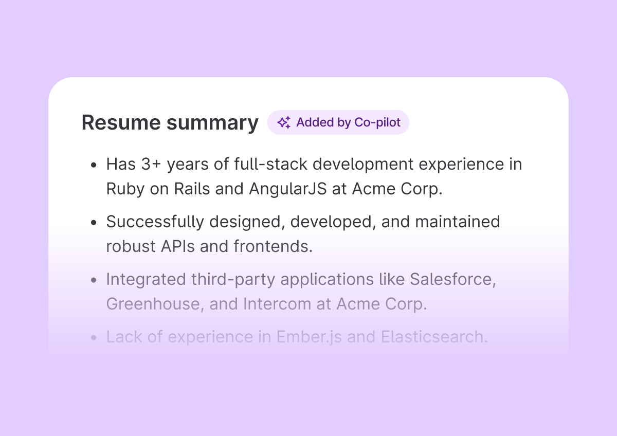 Draft a job post with Co-pilot in the editor.